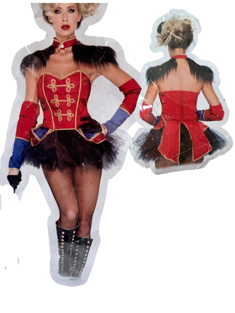 Leg Avenue Sexy Ringmaster Costume Ring Mistress Cosplay Set Size Large
